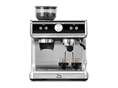Espresso Machine with Grinder & Milk Frother 
