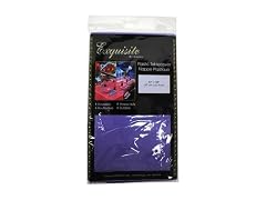 Purple Rectangular Disposable Plastic