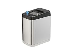 ELLO&ALLO 50 Liter 13 Gallon Touchless Trash Can