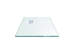 Dulles Glass Dulles Glass 12 inch Square Glass Table