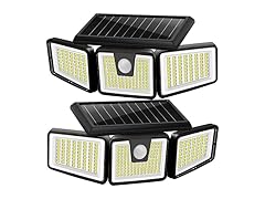 AmeriTop 2 Pack Solar Outdoor Lights