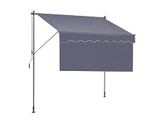 Manual Retractable Awning, 118" Outdoor