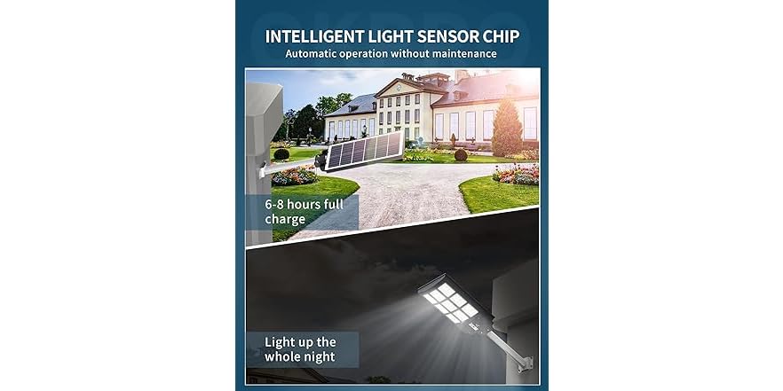 Okpro Solar Outdoor Street Light 2 Pack