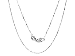 18in 14K White Gold Chain Necklace