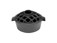 Blue-Black Lattice Top Steamer