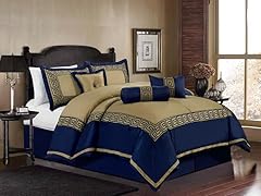 Square 7pc Comforter Set - Taupe - 2 Sizes