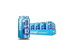 Poppi Sparkling Prebiotic Soda Beverage, Wild Berry