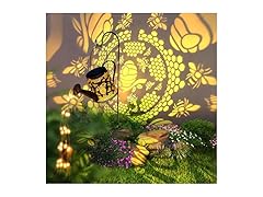 DIBIEECN  Solar Watering Can Outdoor Lights Garde  