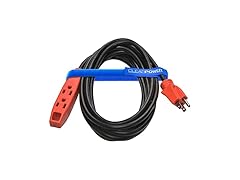 Clear Power 15 ft 14/3 SJTW 3 Outlet HD Ext Cord
