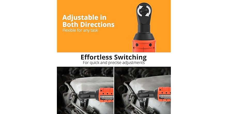 PARRIOR Cordless Electric Ratchet Wrench Set