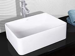VIGO Caladesi Composite Vessel Sink and Shadow Bathroom Vessel Faucet