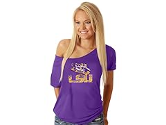 LSU Women's Off The Shoulder Tee