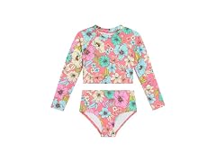 Kanu Surf Girls Long Sleeve Rashguard UPF 50+ Set