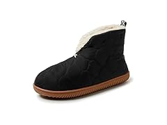 Dearfoams Men's Bootie Black (S)