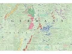 De Long Wine Map of Germany