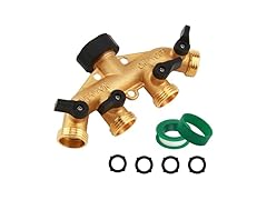 ENNSOO Water Hose Splitter Durable 4 Way