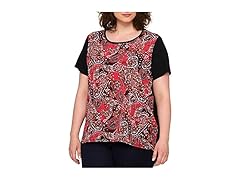 Tommy Hilfiger Women's Top Multi (1X)