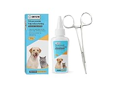 Advanced Pet Ear Powder with Professional 5" Hair Puller