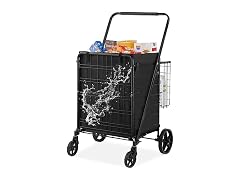 Folding Shopping Cart with Removable Waterproof