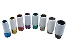 Omega Pro 8-Piece 1/2" Drive Coated Impact Socket Set