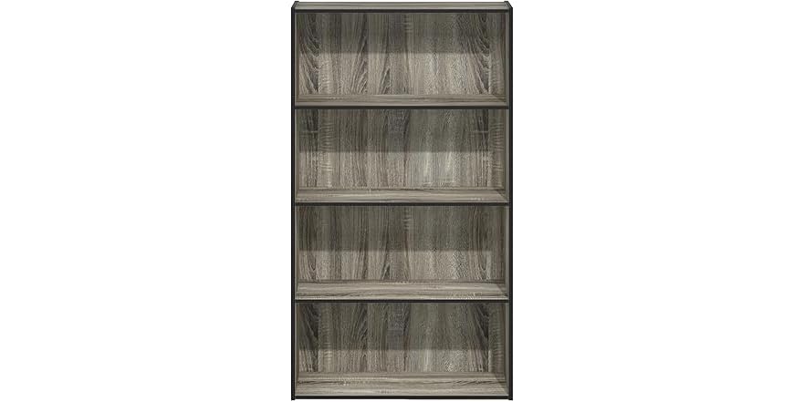 Furinno Pasir Etagère Ouverte à 3 Niveaux, Chêne Sonoma Furinno Pasir Etagère Ouverte à 3 Niveaux, Chêne Sonoma