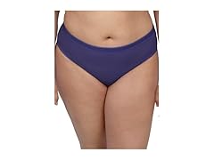 Curvy Couture (3X) Blue High Cut Brief