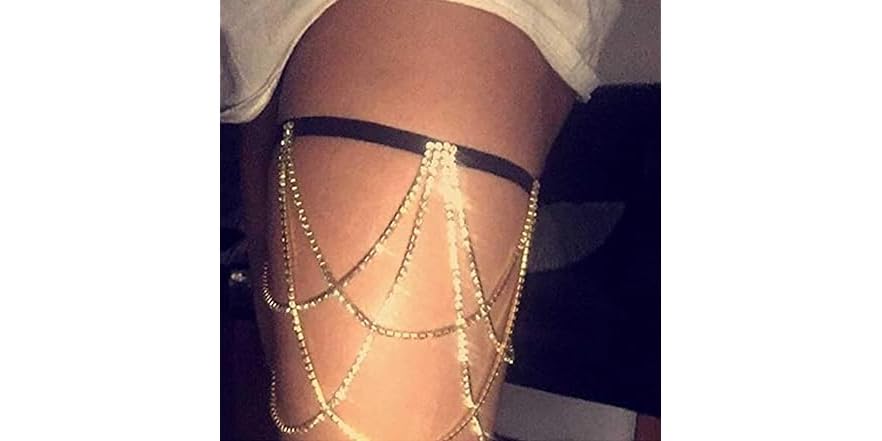 Women's Crystal Leg Rhinestone Chain