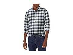 Amazon Essentials Men Long-sleeve Flannel Shirt
