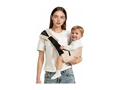 Jamyum Baby Sling Carrier Khaki Houndstooth