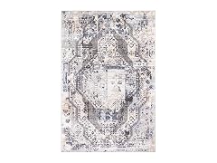 L'Baiet Anna Grey Oriental 2x6 Runner Rug