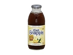 1CT Diet Snapple Iced Tea, Lemon, 16 fl oz