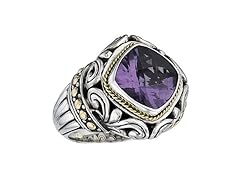 Square Amethyst Ring