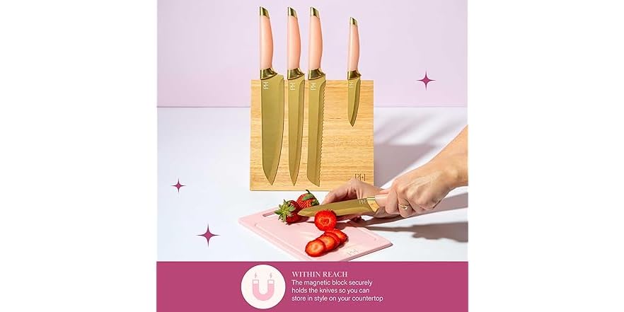 Paris Hilton Knife Block Set