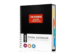Yoment Spiral Notebook 8.5'' x 11'' Wide Line