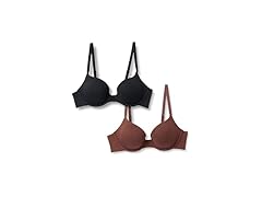 Amazon Essentials Plunge Bra, Pack of 2