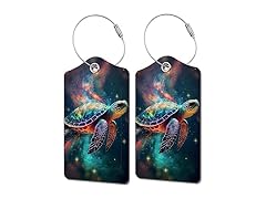 4-Pack Leather Luggage Tags for Travel