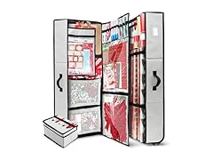 Hearth & Harbor Wrapping Paper Silver Storage Container