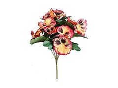 Ximkee Artificial Pansy Flowers for Home
