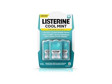 $2.99, Was $5.72, 47% Off! Listerine Breath Strips, Cool Mint, 72ct dealfomo
