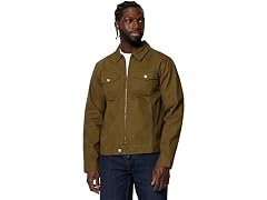 Amazon Essentials Men's Trucker Jacket Cotton Canvas