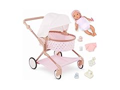 LullaBaby – 14-Inch Doll & Twin Stroller