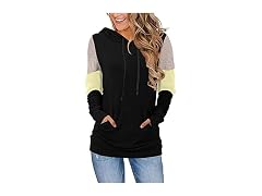 CATHY (XXL) Women's Casual Drawstring Black