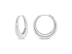Amazon Essentials 25mm Sterling Silver 25mm Hoop