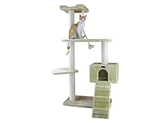 58" Cat Tree Condo - Beige