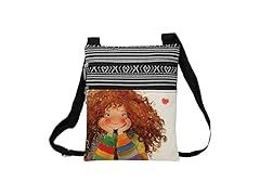 LiuenMgg Curly Hair Lady Messenger Bag