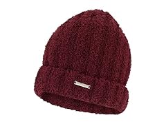 Spyder Women One Size Fuzzy Knit Ribbed Beanie Fig