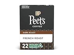 Peet's Coffee French Roast, Dark Roast 22 Pods