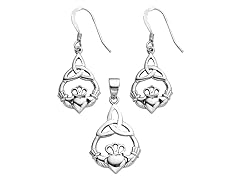Claddagh Celtic Earring Pendant Set