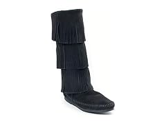 Minnetonka Women's 3-Layer Fringe Boot