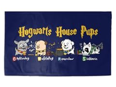 "Hogwarts House Pups" 3' x 2' Rug